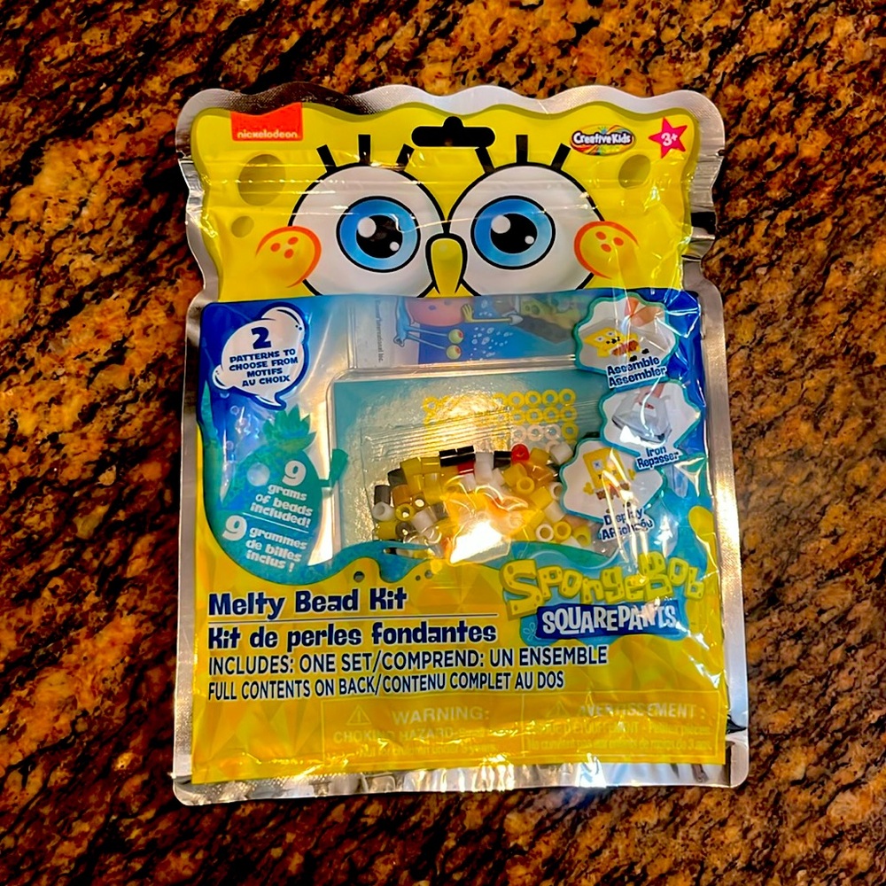 Spongebob Squarepants Melted Bead Kit